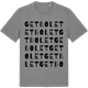 Mid Heather Gray t-shirt med Getbolet ordlek t-shirt