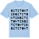 Blue Soul t-shirt med Getetomten ordlek t-shirt