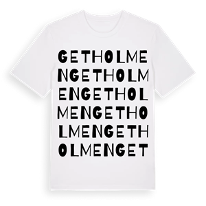 Getholmen ordlek t-shirt – ekologisk bomull t-shirt från Pinshirt