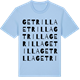 Blue Soul t-shirt med Getrilla ordlek t-shirt