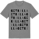 Mid Heather Gray t-shirt med Getrilla ordlek t-shirt