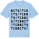 Blue Soul t-shirt med Getsäter ordlek t-shirt