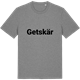 Mid Heather Gray t-shirt med Getskär fetstil t-shirt