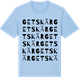 Blue Soul t-shirt med Getskär ordlek t-shirt