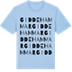 Blue Soul t-shirt med Giddehammar ordlek t-shirt