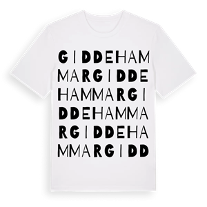 Giddehammar ordlek t-shirt – ekologisk bomull t-shirt från Pinshirt