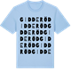 Blue Soul t-shirt med Gidderöd ordlek t-shirt