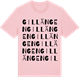 Pink Cotton t-shirt med Gillängen ordlek t-shirt