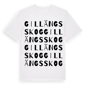 Gillängsskog ordlek t-shirt – ekologisk bomull t-shirt från Pinshirt