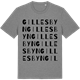 Mid Heather Gray t-shirt med Gillesbyn ordlek t-shirt