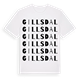 Gillsdal ordlek t-shirt
