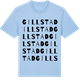 Blue Soul t-shirt med Gillstad ordlek t-shirt