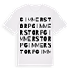 Gimmerstorp ordlek t-shirt