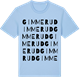 Blue Soul t-shirt med Gimmerud ordlek t-shirt