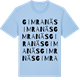 Blue Soul t-shirt med Gimranäs ordlek t-shirt