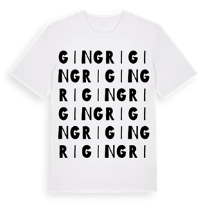Gingri ordlek t-shirt – ekologisk bomull t-shirt från Pinshirt