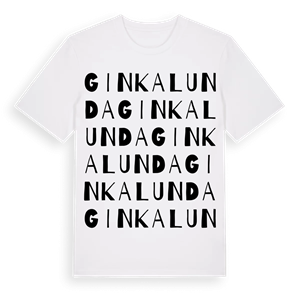 Ginkalunda ordlek t-shirt – ekologisk bomull t-shirt från Pinshirt