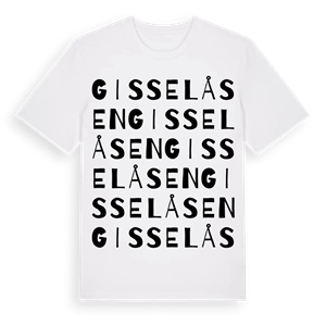 Gisselåsen ordlek t-shirt – ekologisk bomull t-shirt från Pinshirt
