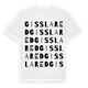 Gisslared ordlek t-shirt