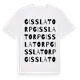 White t-shirt med Gisslatorp ordlek t-shirt
