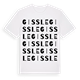 Gissle ordlek t-shirt