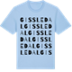 Blue Soul t-shirt med Gissledal ordlek t-shirt
