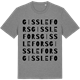 Mid Heather Gray t-shirt med Gisslefors ordlek t-shirt