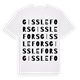 Gisslefors ordlek t-shirt
