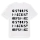 White t-shirt med Gistorps Hage ordlek t-shirt