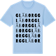 Blue Soul t-shirt med Gläborg ordlek t-shirt