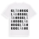 Gläborg ordlek t-shirt