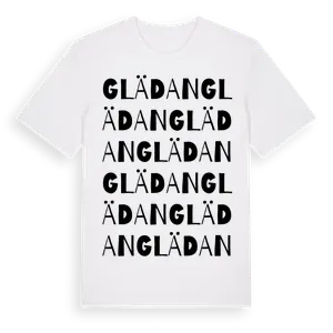 Glädan ordlek t-shirt – ekologisk bomull t-shirt från Pinshirt