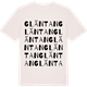 Vintage White t-shirt med Gläntan ordlek t-shirt