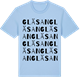 Blue Soul t-shirt med Gläsan ordlek t-shirt