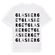 Glasberget ordlek t-shirt