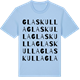 Blue Soul t-shirt med Glaskulla ordlek t-shirt