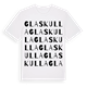 Glaskulla ordlek t-shirt