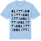 Blue Soul t-shirt med Glättan ordlek t-shirt