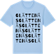 Blue Soul t-shirt med Glättenäs ordlek t-shirt