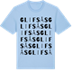 Blue Soul t-shirt med Glifsås ordlek t-shirt