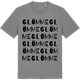Mid Heather Gray t-shirt med Glömme ordlek t-shirt