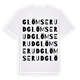 Glömserud ordlek t-shirt