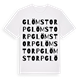 Glömstorp ordlek t-shirt
