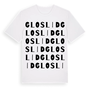 Gloslid ordlek t-shirt – ekologisk bomull t-shirt från Pinshirt