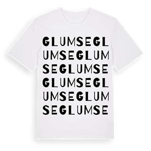 Glumse ordlek t-shirt – ekologisk bomull t-shirt från Pinshirt