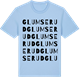 Blue Soul t-shirt med Glumserud ordlek t-shirt