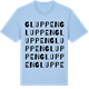 Blue Soul t-shirt med Gluppen ordlek t-shirt