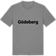 Mid Heather Gray t-shirt med Gödeberg fetstil t-shirt