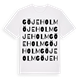 Göjeholm ordlek t-shirt