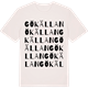 Vintage White t-shirt med Gökällan ordlek t-shirt